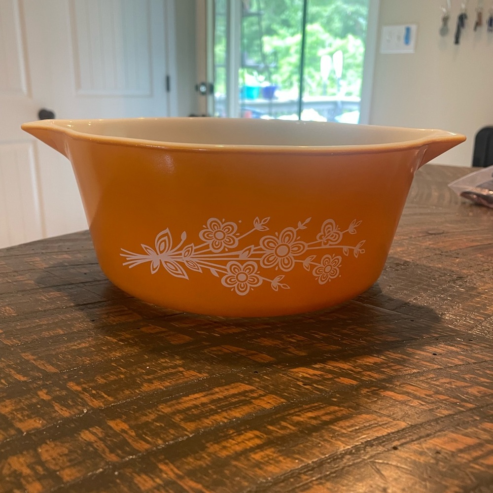 Vintage Pyrex Butterfly Gold